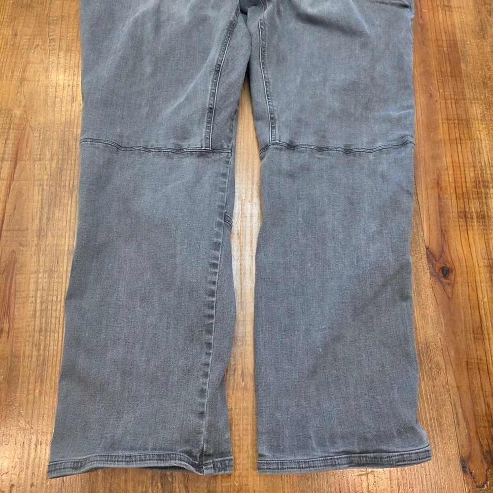 Kuhl‎ Pants Mens 40X30 Rydr Jean Gray Gusseted Canvas Articulated Knee